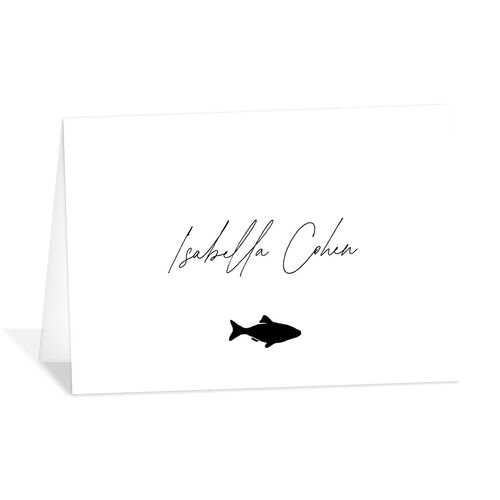 Jewish Rings Place Cards Licorice Signature