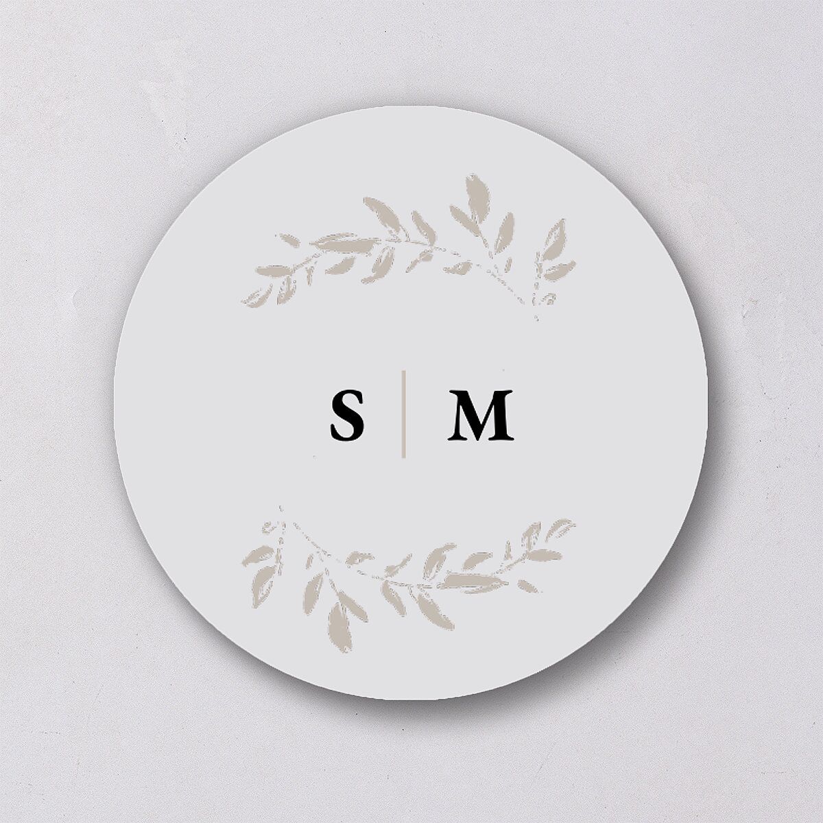 Dainty Frame Wedding Stickers Pure White Sticker