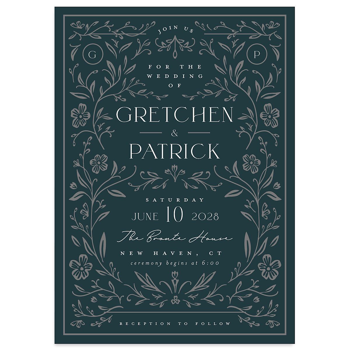 Ornate Storybook Wedding Invitations