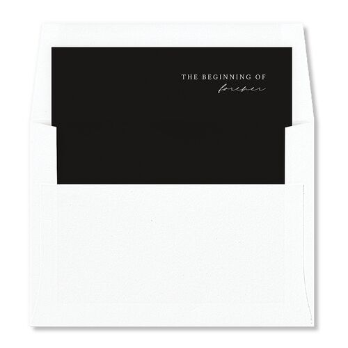 Elevated Minimalist Ampersand Envelope Liners Midnight Standard