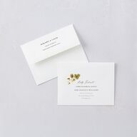 Romantic Vineyard Thank You Cards Rust