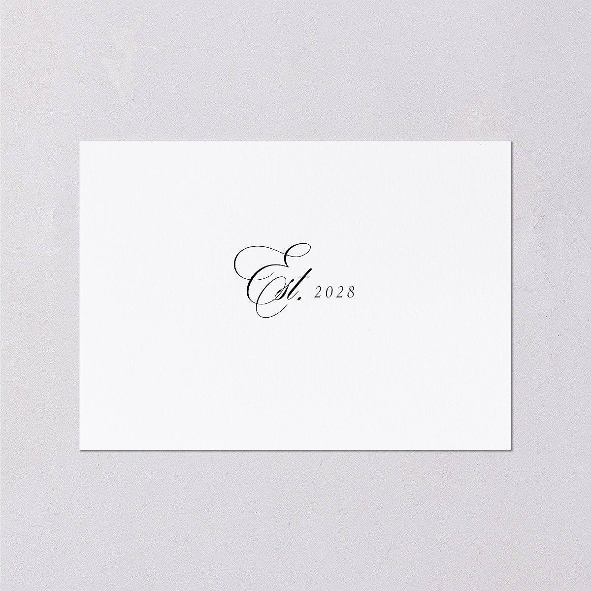 Lasting Frame Wedding Enclosure Cards Pure White Signature Standard