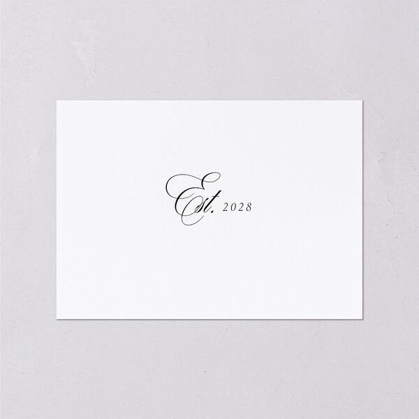 Lasting Frame Wedding Enclosure Cards Pure White Signature Standard