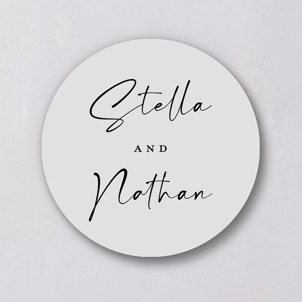 Floral Arc Wedding Stickers Shell Pink Sticker