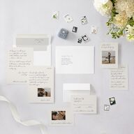 Handwritten Love Note Wedding Invitations Ivory Signature Blank No Standard