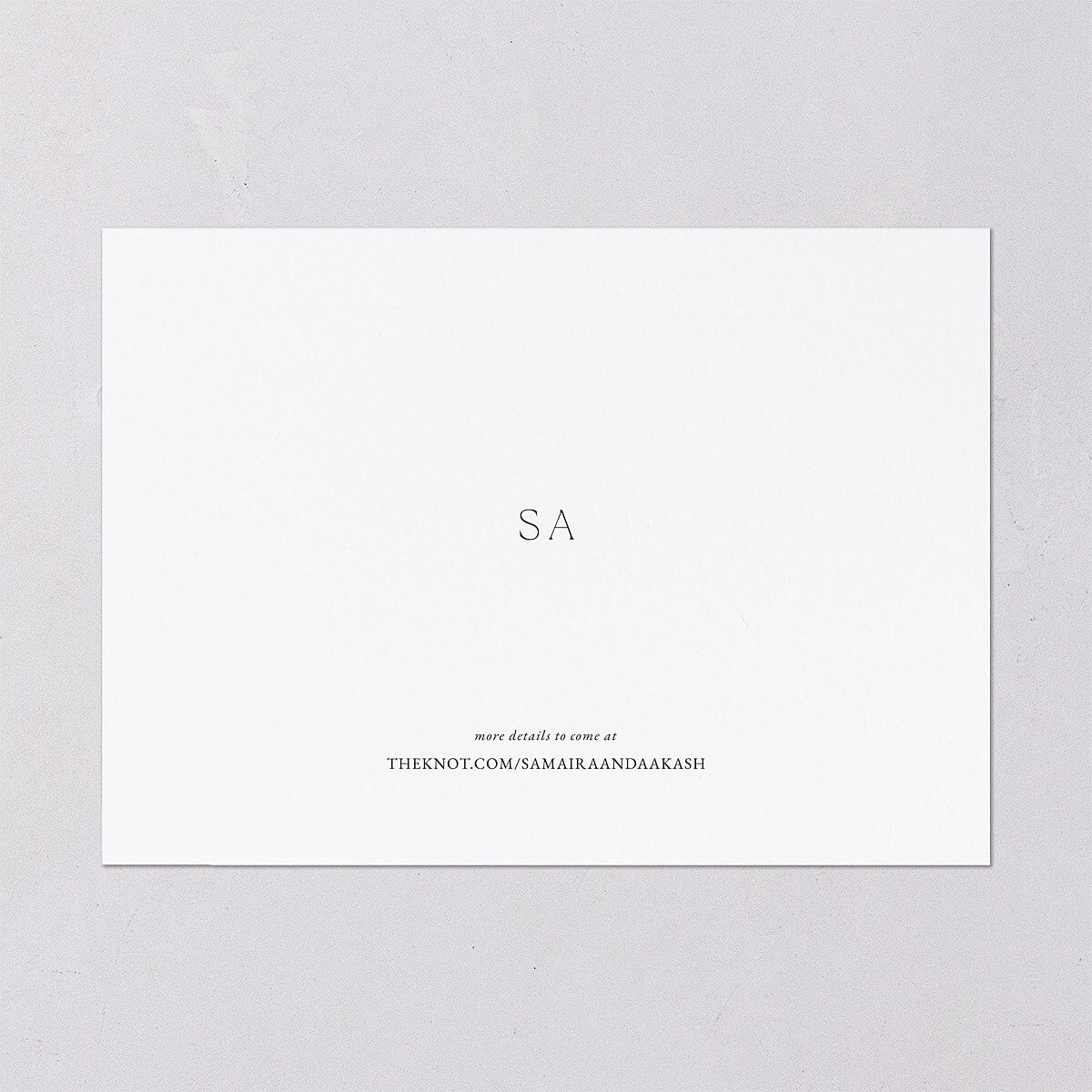 Gilded Lehenga Save the Date Cards Gold Pure White Signature smooth Blank No Standard