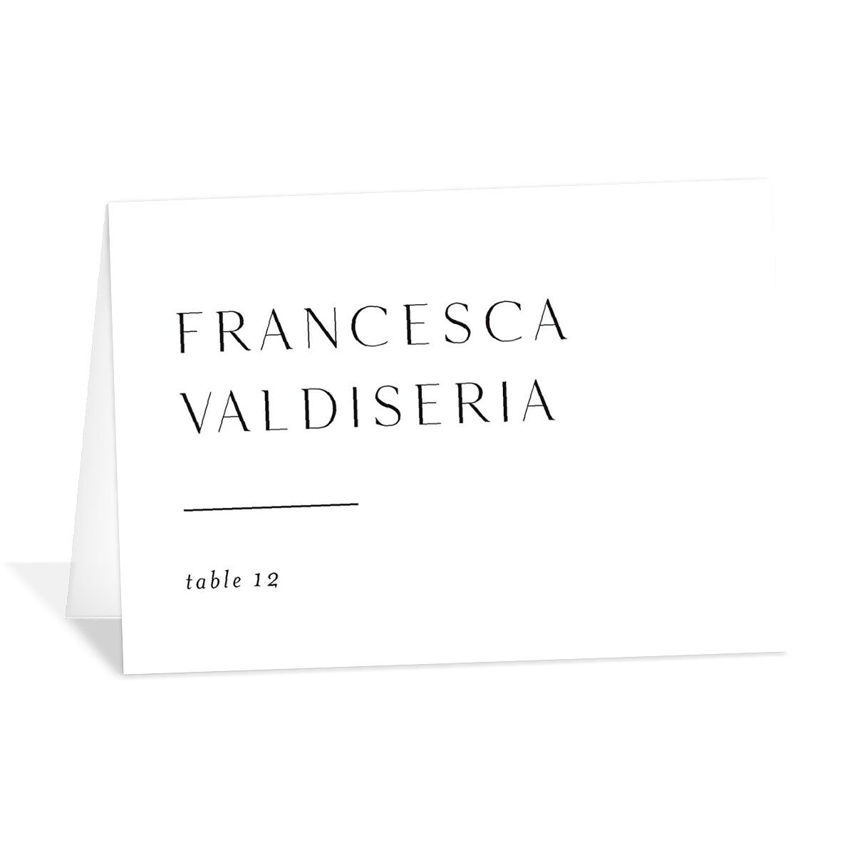 Timeless Elegance Place Cards