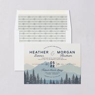 Vintage Mountain Standard Envelope Liners Dusty Blue Standard