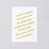 Modern Hand Drawn Wavy Frame Wedding Enclosure Cards Chartreuse Signature Standard