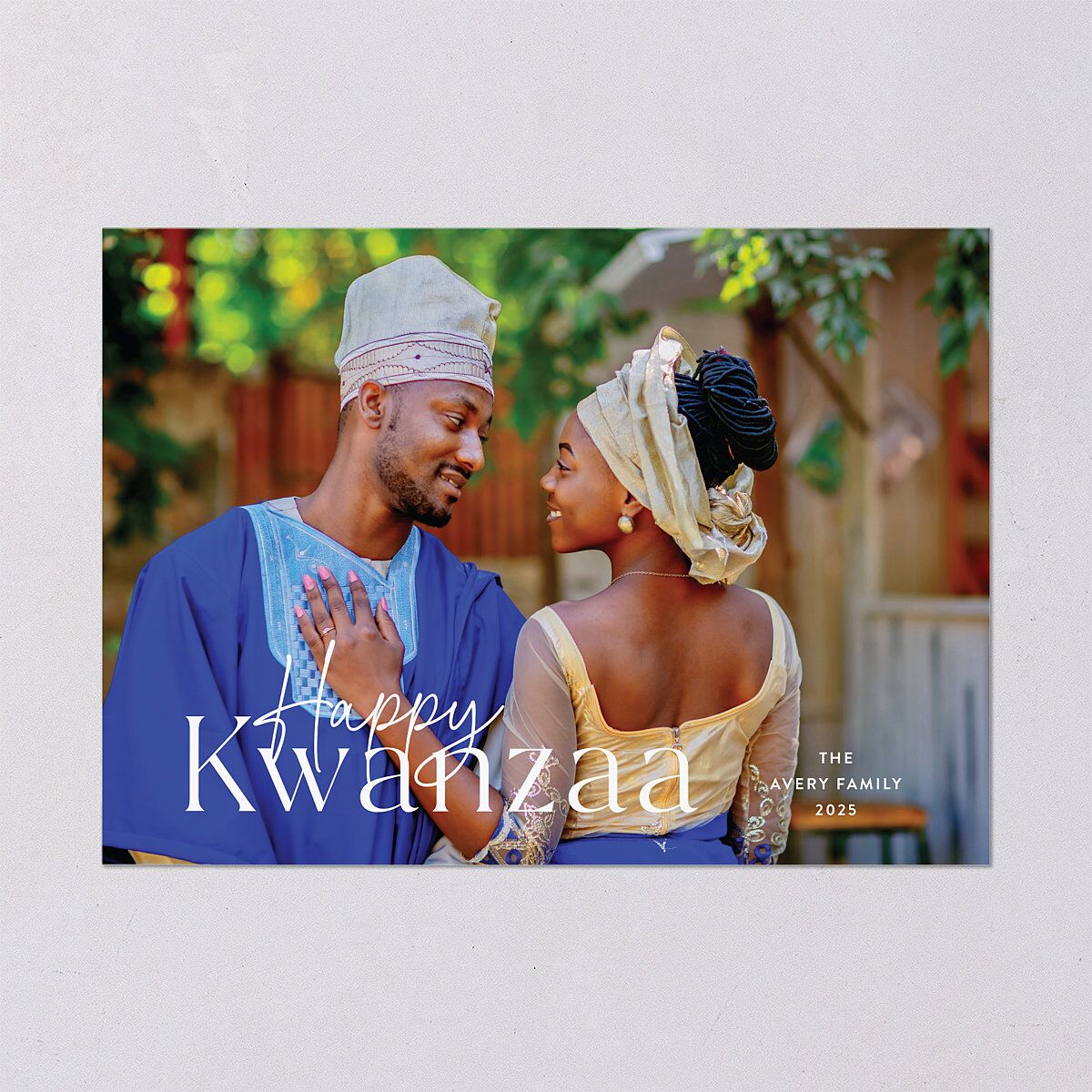 Happy Kwanzaa Holiday Cards Sunflower Signature
