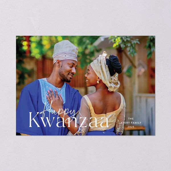 Happy Kwanzaa Holiday Cards Sunflower Signature