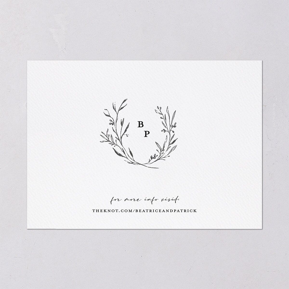 Romantic Setting Save The Date Cards — view 3