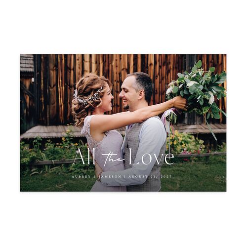 Simple Modern Wildflowers Thank You Postcards Dusty Blue