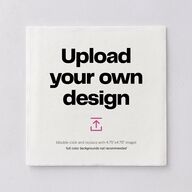 Upload Your Own Design Luncheon Napkins Pure White Napkin Uncoined