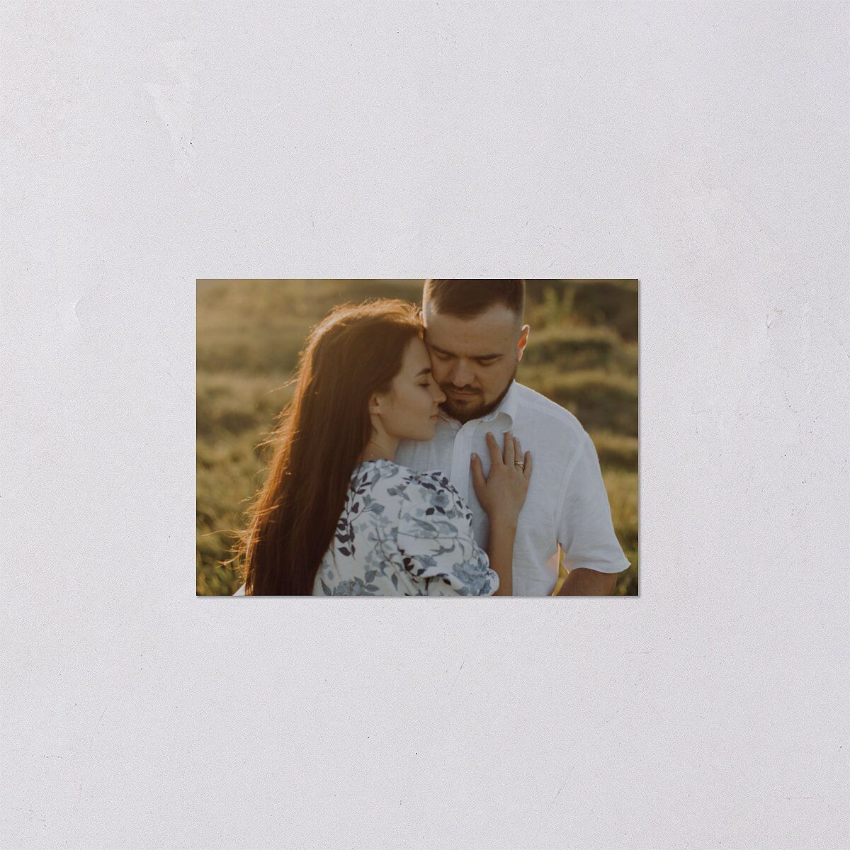 Photo Vow QR Code RSVP Cards Pure White Signature Standard