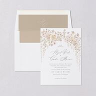 Luxury Floral Archway Envelope Liners Dijon Standard