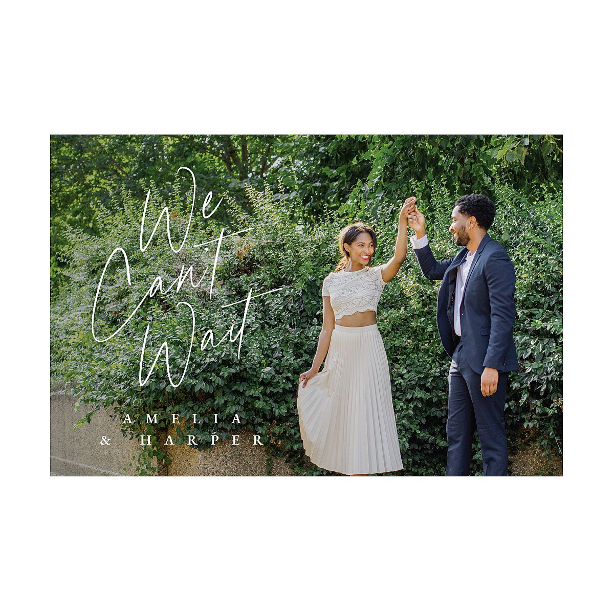 You Are Mine Save the Date Postcards