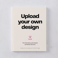 Upload Your Own Design Guest Book Pure White