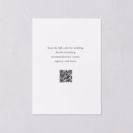 Fairytale Woodgrain Slab Wedding Event Detail Cards Pure White Signature Standard