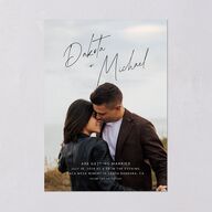Signatures Wedding Invitations Off-White Signature Blank Standard No