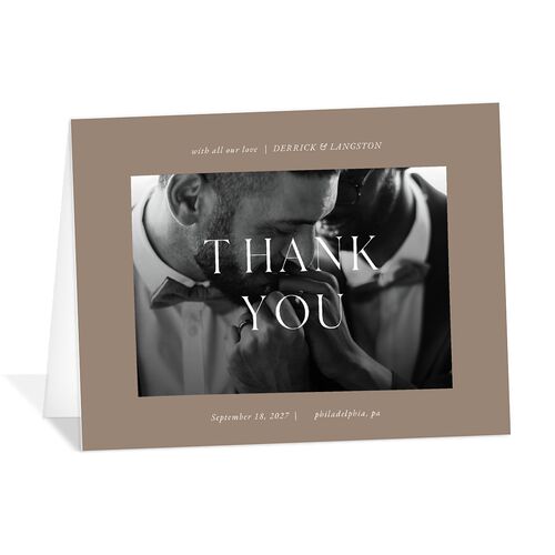 Manhattan Thank You Cards Fawn