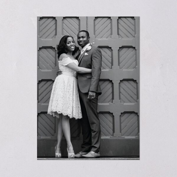 Modern Contrast Save The Date Cards Midnight Signature smooth Blank No Standard