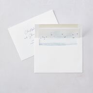 Coastal Love Save The Date Cards Cruise Signature smooth Blank No Standard