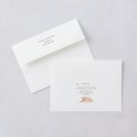 Bohemian Floral Bridal Shower Invitations Merlot Signature Blank Standard