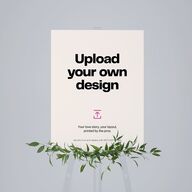Upload Your Own Design Portrait Photo 18"x24" Welcome Sign Pure White Standard Indoor Foam Core M Welcome
