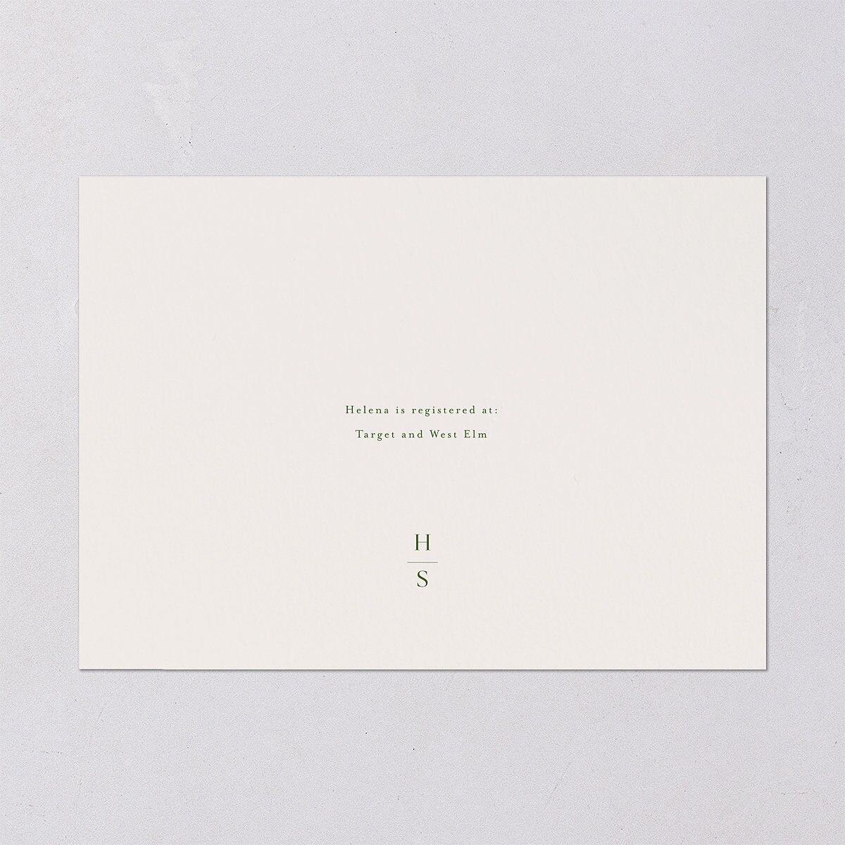 Rustic Butterflies Bridal Shower Invitations Scottish Green Signature Blank Standard