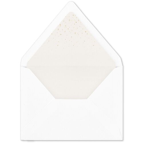 Fairytale Luxury Euro Envelope Liners Pure White Luxe