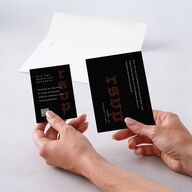 Editorial Gothic Till Death QR Code RSVP Cards Charcoal Signature Standard