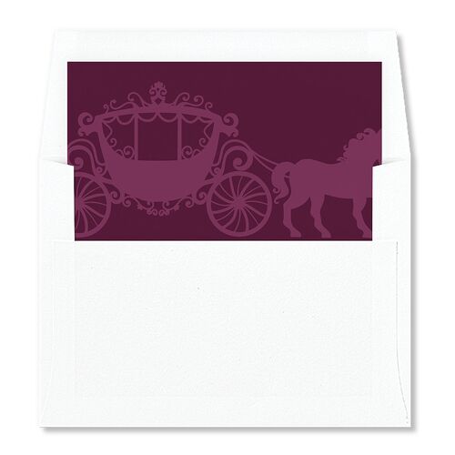 Be Our Guest Envelope Liners Bordeaux Standard