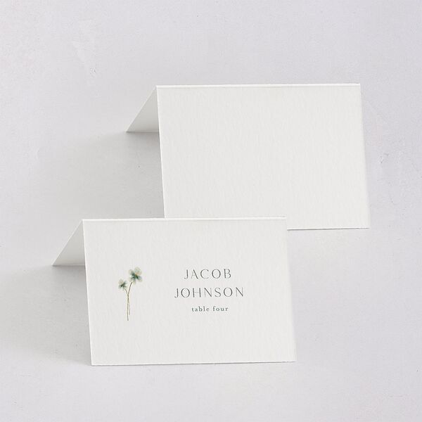 Dainty Monogram Place Cards Moon Rock Signature