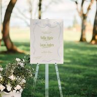 Modern Delicate Bows Standard Welcome Sign Medium Peridot Standard Indoor Foam Core M Welcome