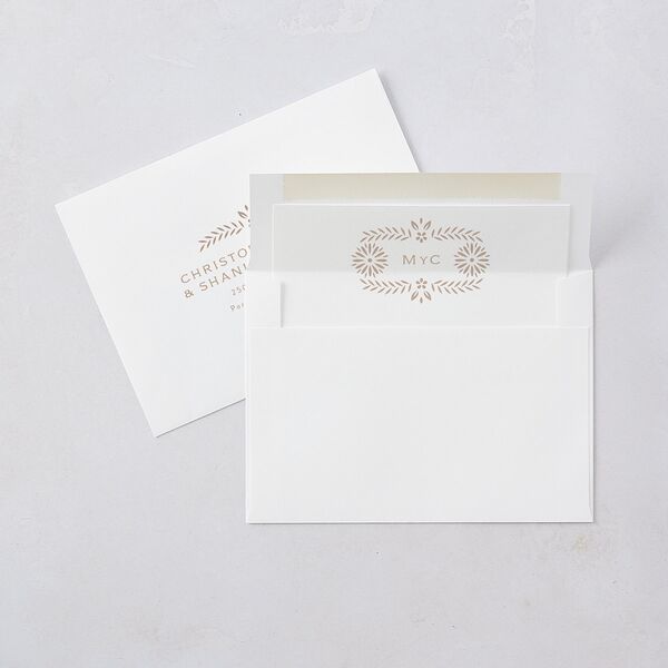 Papel Picado De Mexico Save The Date Cards Taupe Signature smooth Blank No Standard