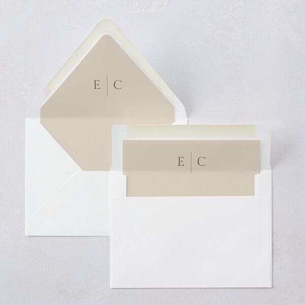 Elegant Images Euro Envelope Liners Pure White Luxe