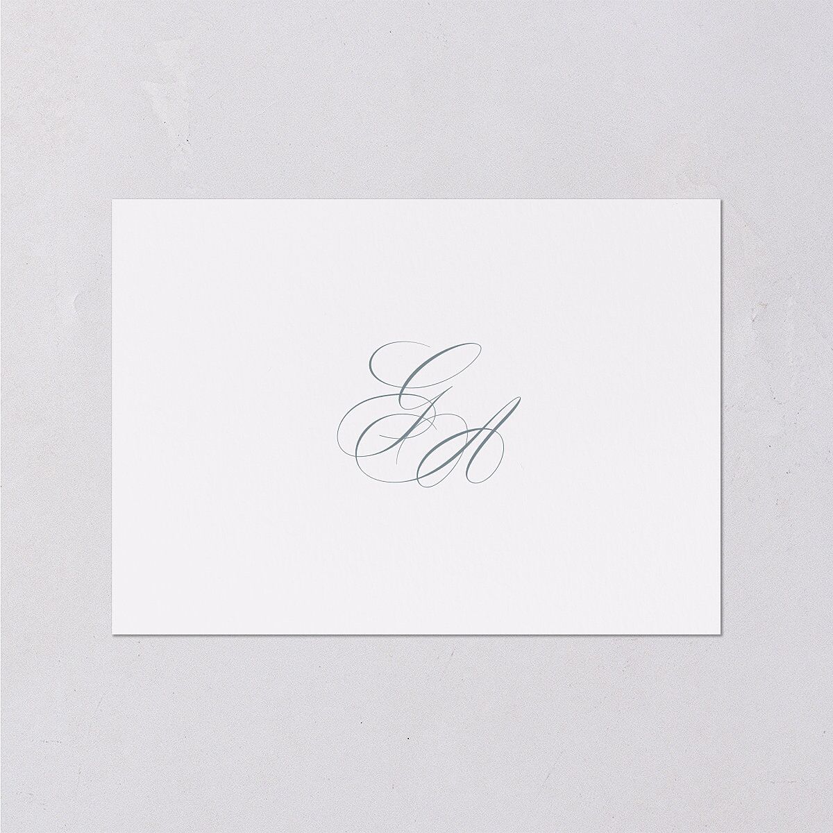 Elegant Photograph Wedding Enclosure Cards Dusty Blue Signature Standard