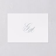Elegant Photograph Wedding Enclosure Cards Dusty Blue Signature Standard
