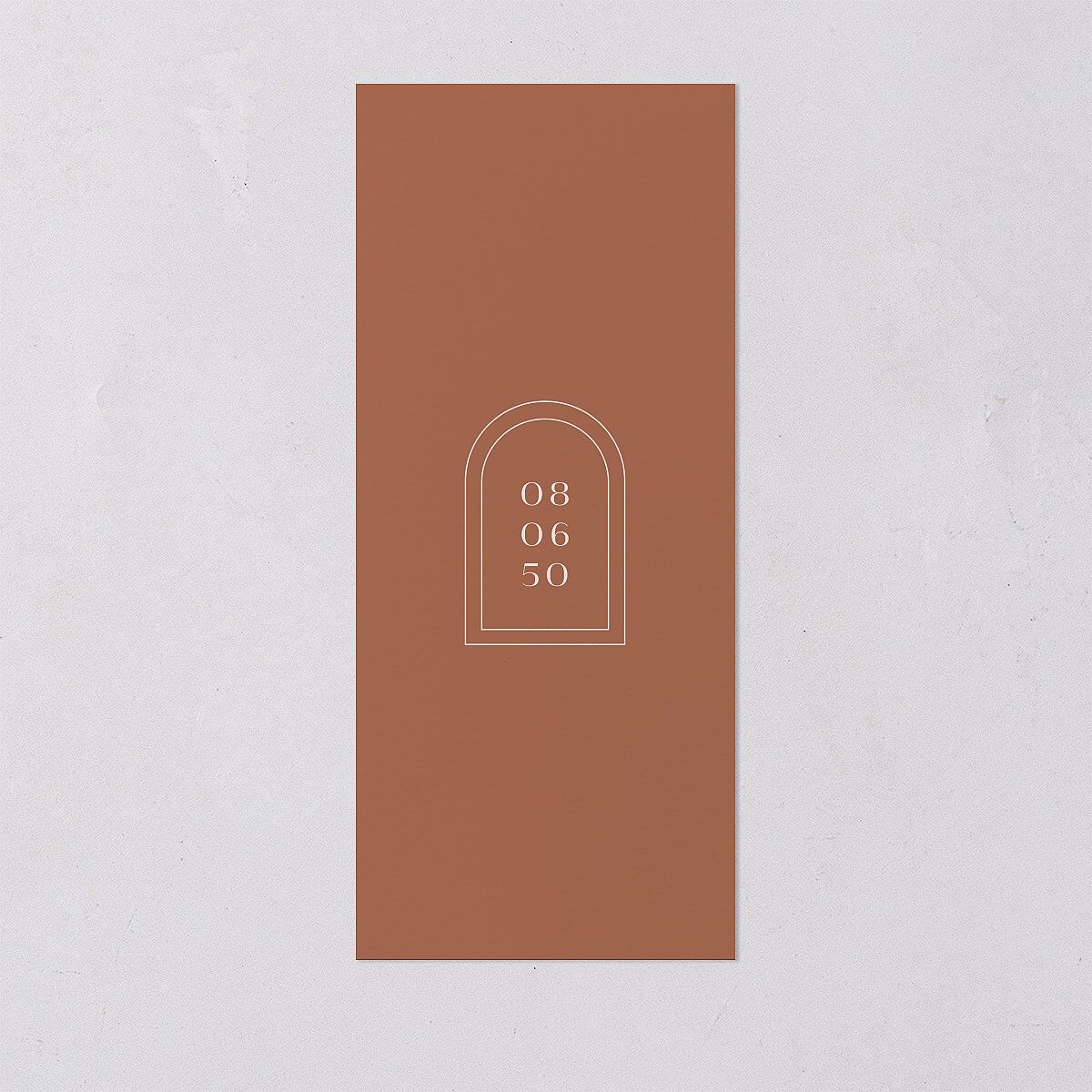 Modern Romantic Menus Chestnut Signature