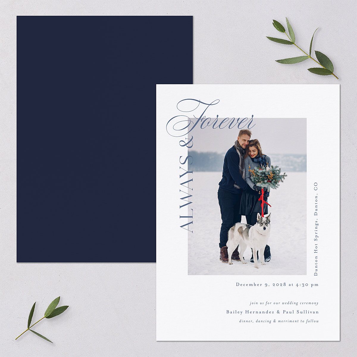 Eternal Love Wedding Invitations — view 1