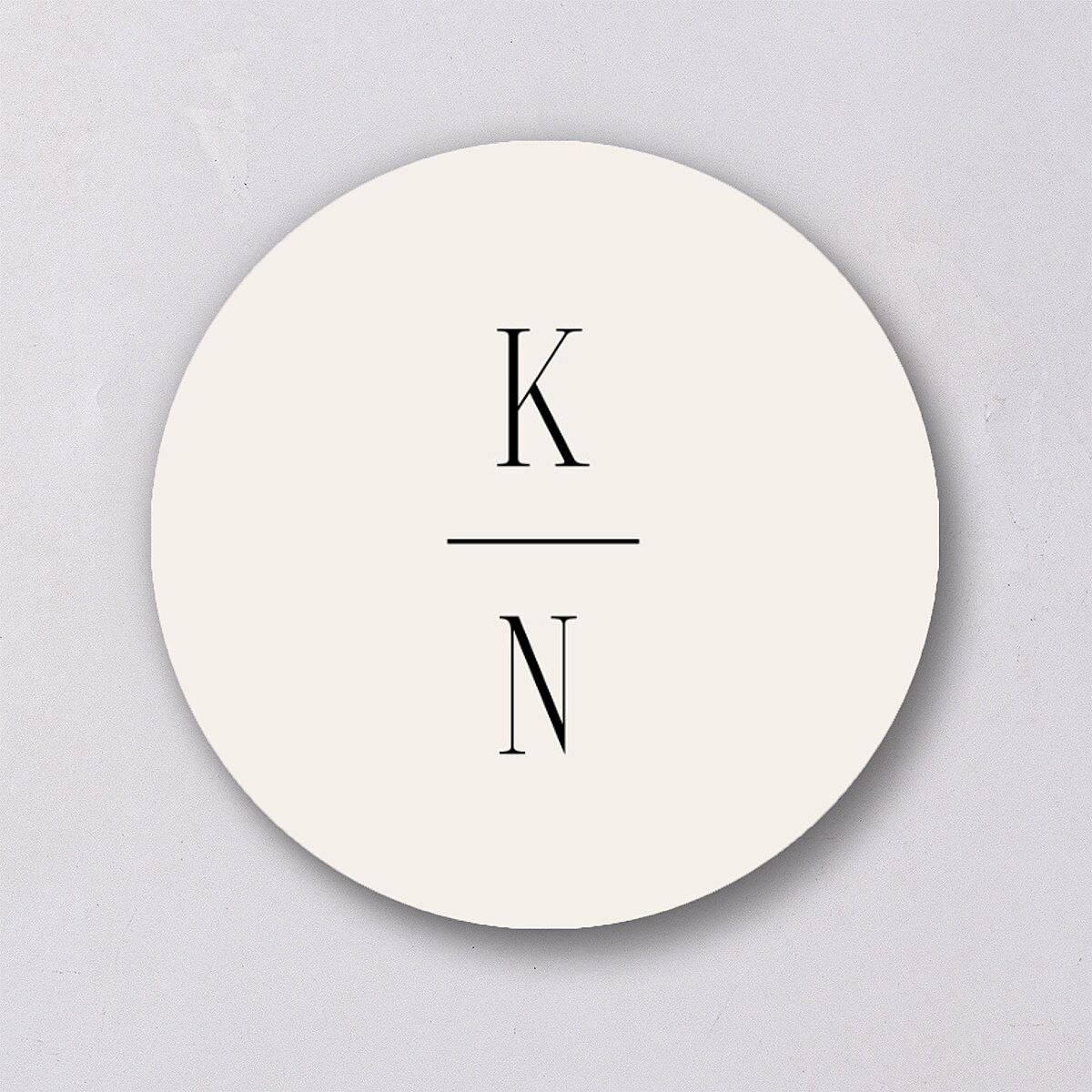 Cosmopolitan Wedding Stickers Champagne Circle