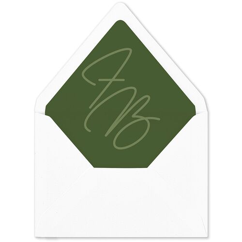 Retro Tropical Destination Euro Envelope Liners Pear Luxe