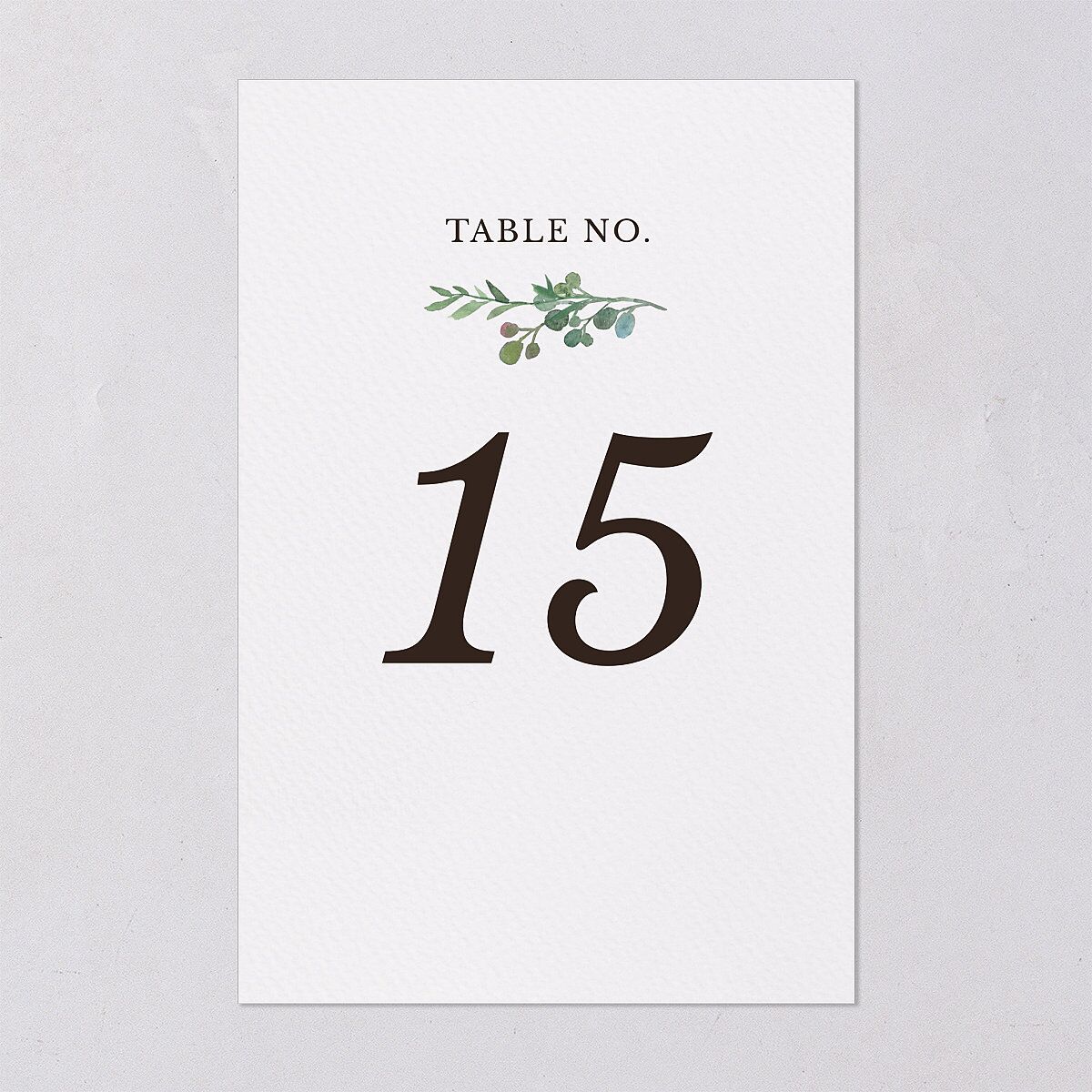 Leafy Hoops Table Numbers — view 6