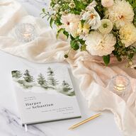 Snowy Mountainside Guest Books Thyme