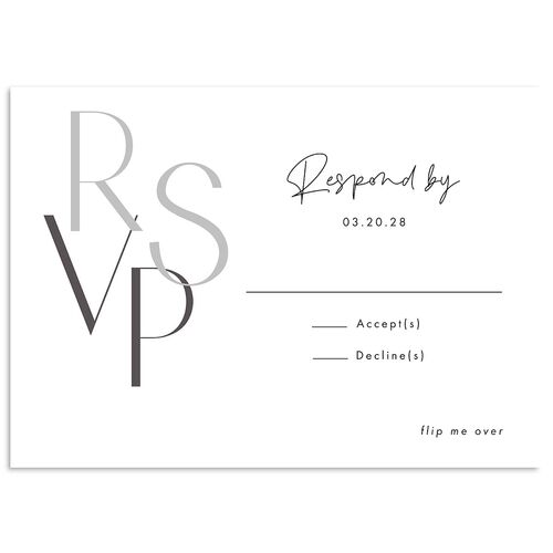 Love is Love Wedding Response Cards Midnight Signature Standard