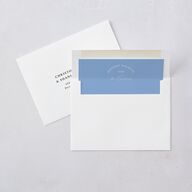 Whimsical Drawn Holiday Lights Envelope Liners Sapphire Standard