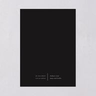 Monogram Portrait Wedding Invitations Midnight Signature Blank No Standard
