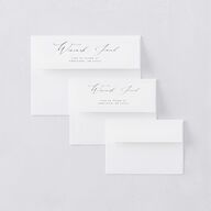 Western Valley Response Card Envelopes White Tan Return Address Signature Standard