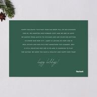 Brushstroke Holiday Holiday Cards Deep Lake Signature Blank Standard Landscape